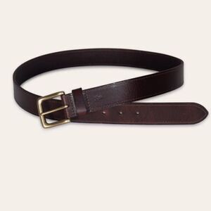 FRYE 35 MM PULL UP LEATHER BELT BROWN 40 NWOT